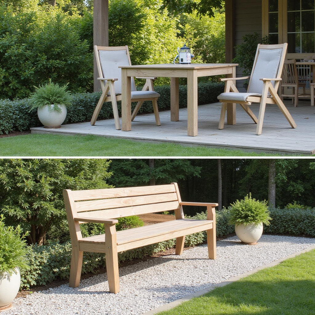 Alt-text: Porównanie ławeczki składanej i stacjonarnej w domowej siłowni.