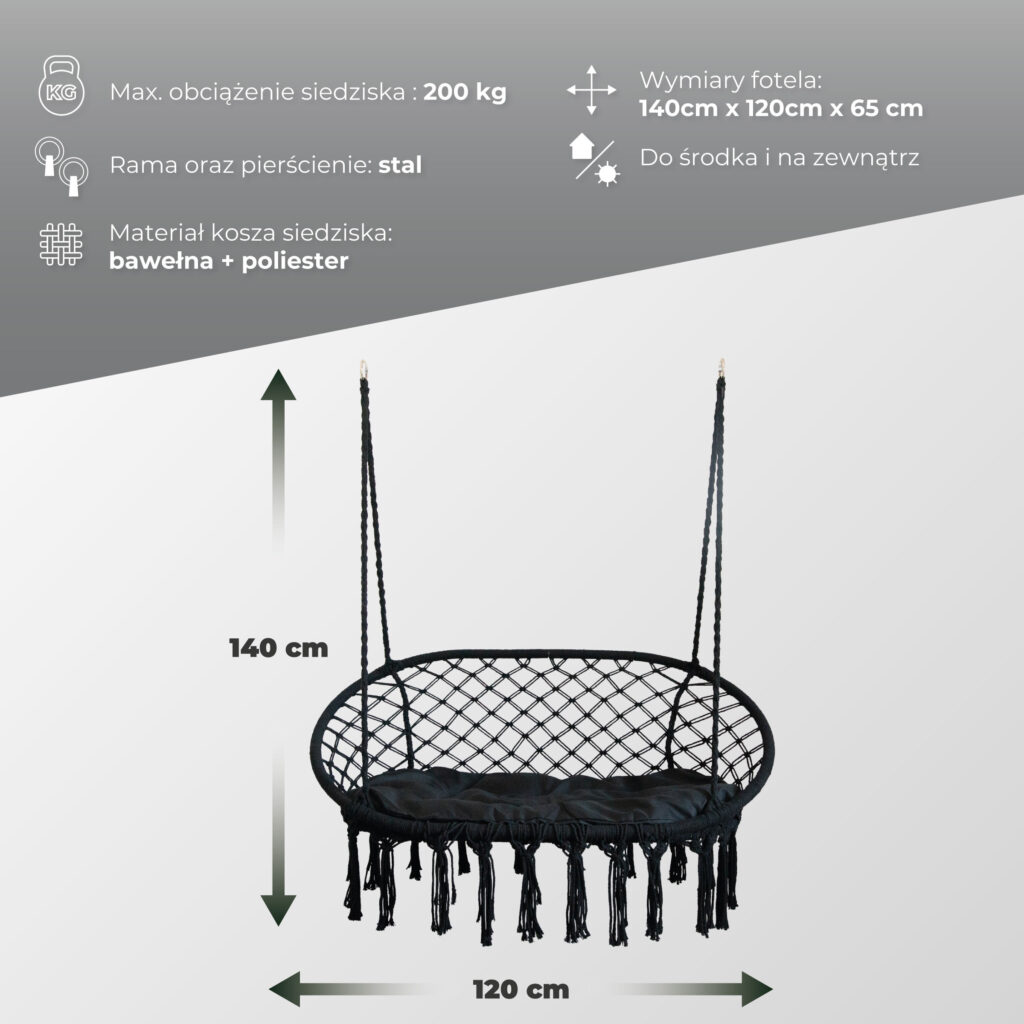 Pleciona huśtawka Ogrodowa